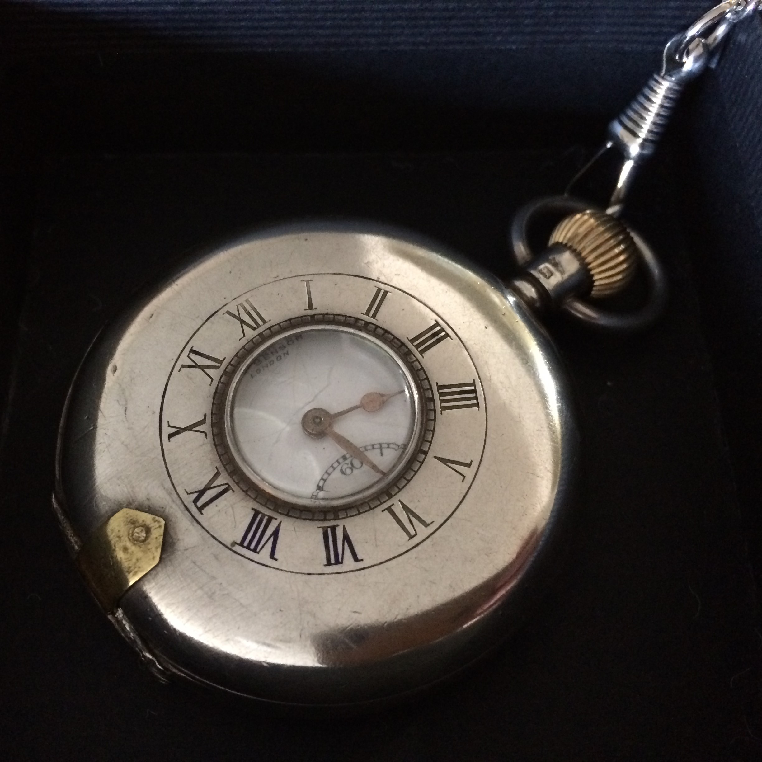 お客様の声 J. W. Bensonの銀無垢ハーフハンター懐中時計 | イギリス通販・個人輸入代行のUKブランドセンター